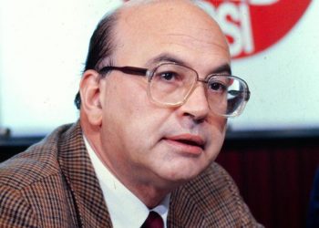 Bettino Craxi, leader del Partito socialista italiano