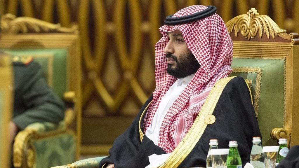 Il principe ereditario dell'Arabia Saudita, Mohammed bin Salman (Mbs)