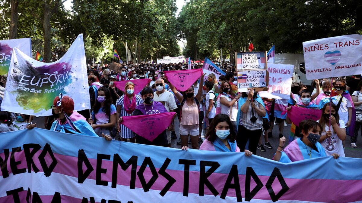 Il governo spagnolo ha detto sì alla Ley Trans durante la settimana del Pride (foto Ansa)