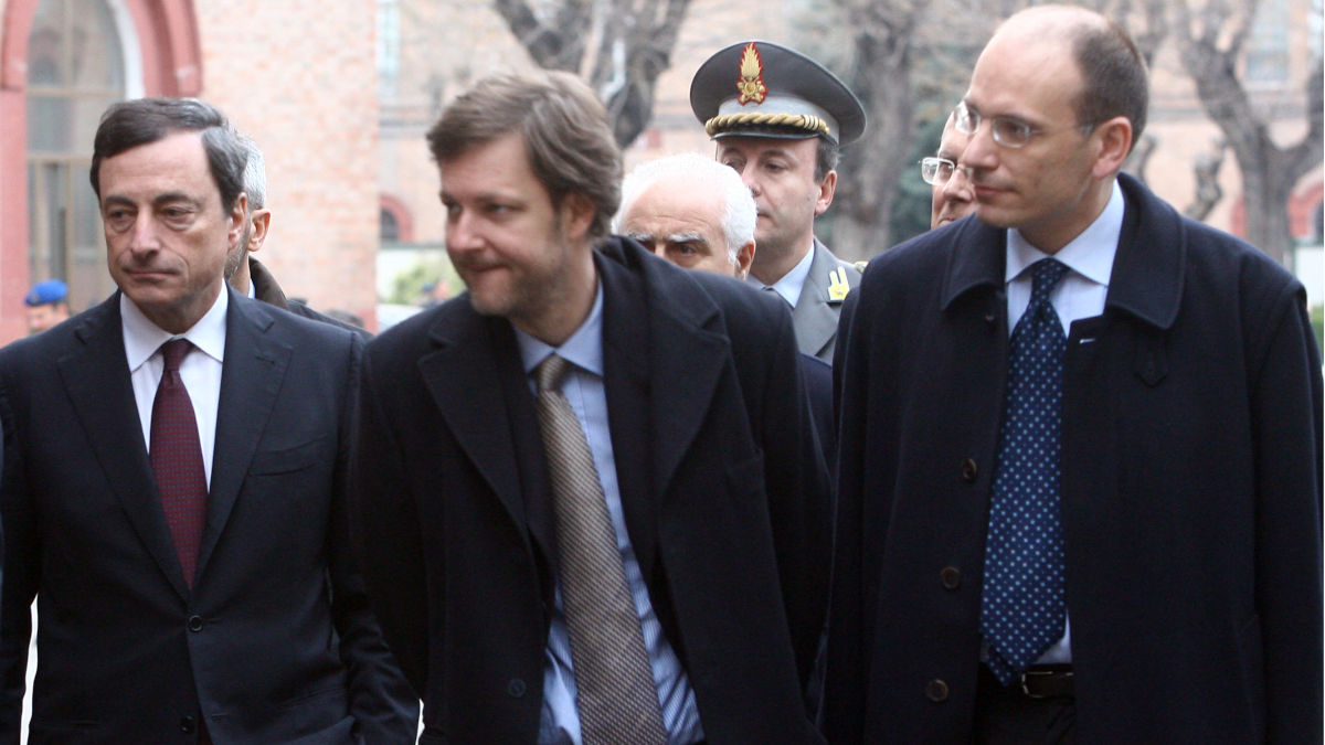 Mario Draghi, Filippo Andreatta, Enrico Letta