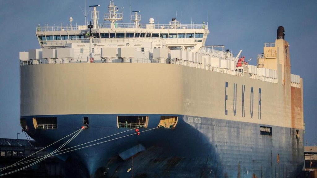 Una nave Ue per il trasporto marittimo, a rischio per il Green Deal