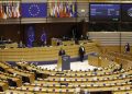 Una seduta del Parlamento europeo a Bruxelles