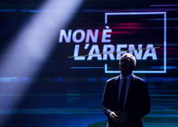 Massimo Guletti, conduttore della trasmissione Non è l'arena