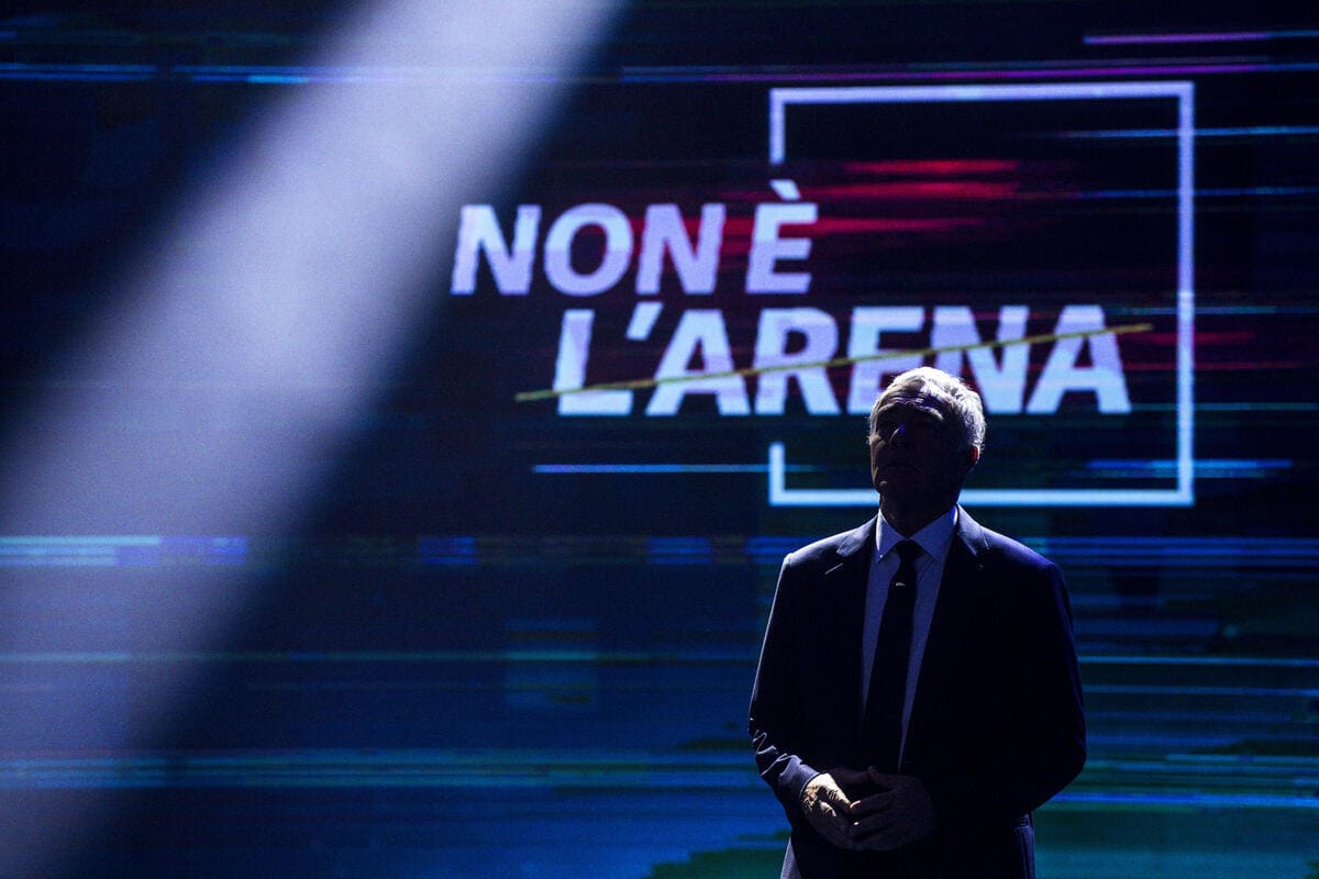 Massimo Guletti, conduttore della trasmissione Non è l'arena
