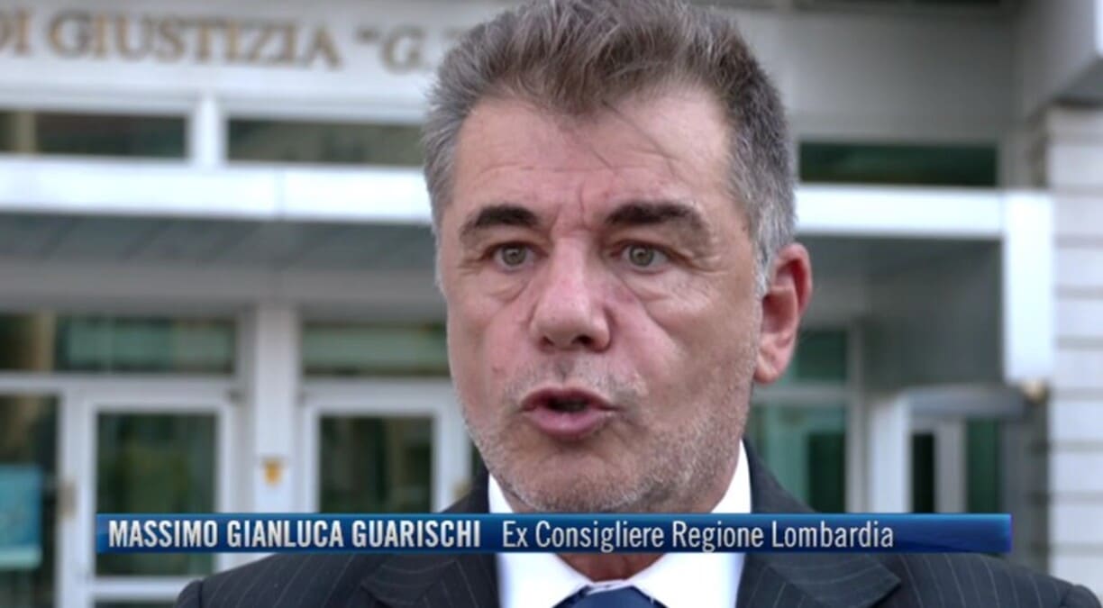 L'ex consigliere lombardo Massimo Gianluca Guarischi al Tg4