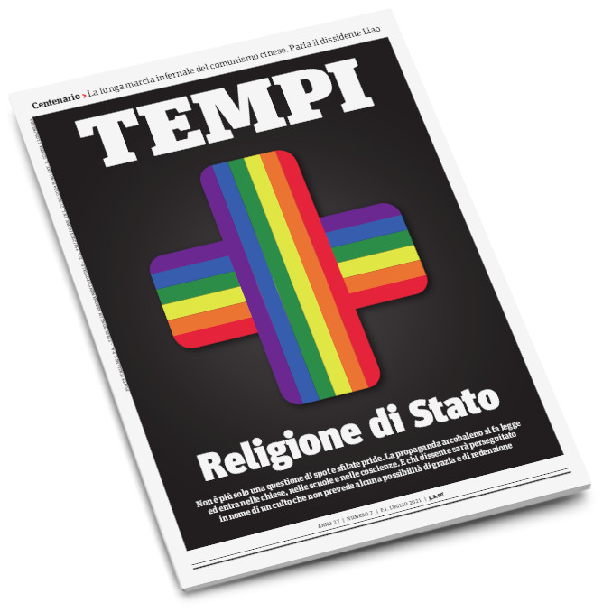 La copertina del numero di luglio 2021 di Tempi