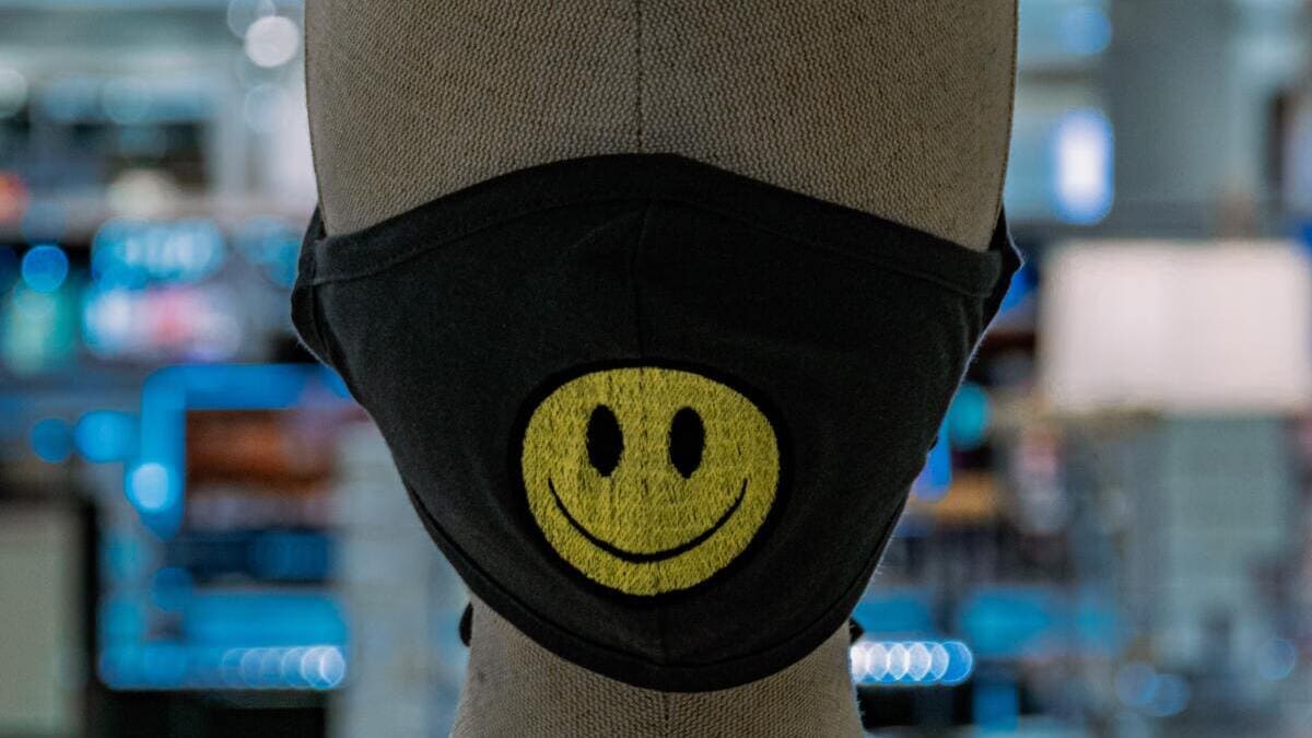 Mascherina con smile