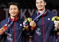 Lee e Wang trionfano nel doppio maschile di badminton alle Olimpiadi di Tokyo 2020