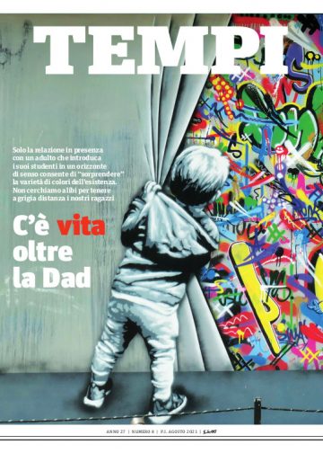 La copertina del numero di agosto 2021 di Tempi