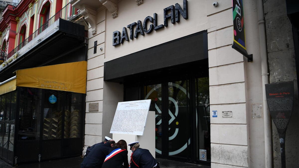 La commemorazione dell'anno scorso della strage del 13 novembre 2015 al Bataclan