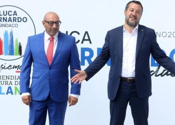 Milano. Luca Bernardo con Matteo Salvini