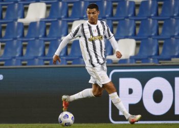 Cristiano Ronaldo con la maglia della Juventus