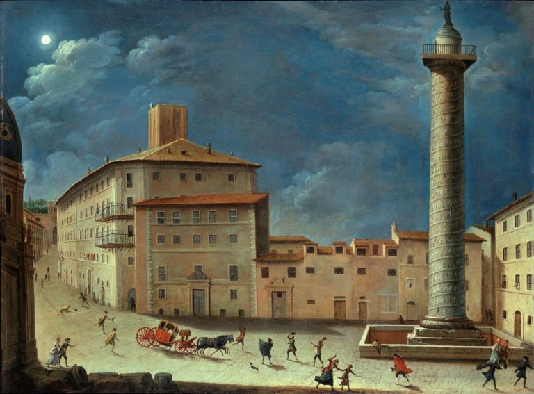 Notizie dal mondo nella “scena di genere presso la Colonna Traiana” di Giacomo Van Lint