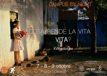 Locandina e programma del Campus by Night 2021 a Bologna