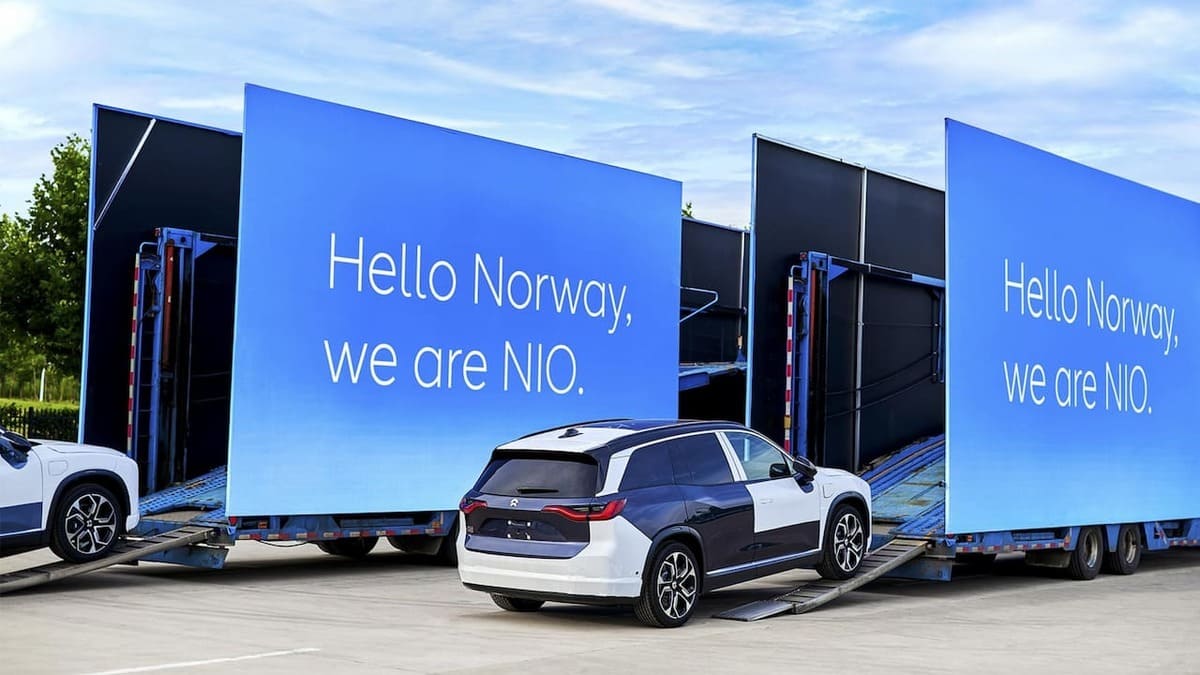 Il produttore di auto elettriche Nio sbarca in Norvegia dalla Cina