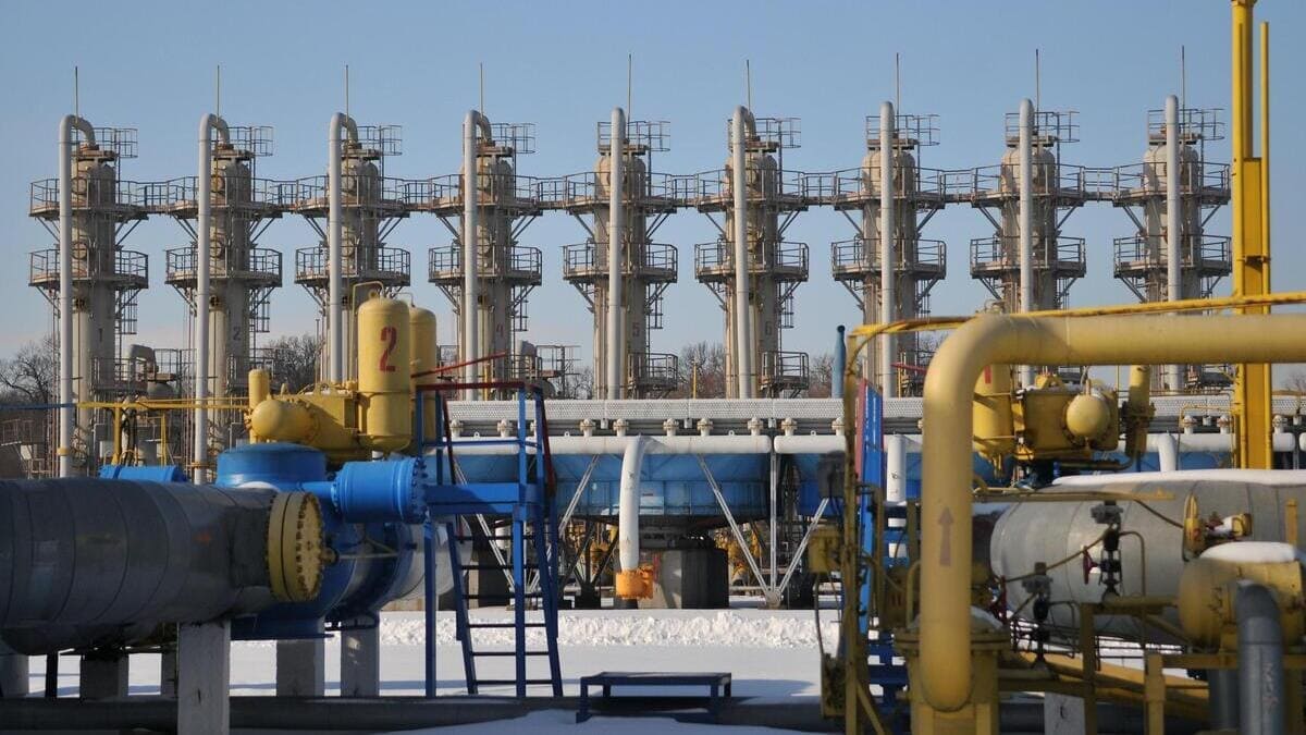 Un impianto di stoccaggio di gas naturale in Ucraina