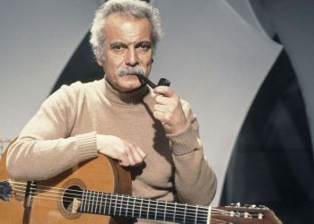 Il cantautore francese Georges Brassens