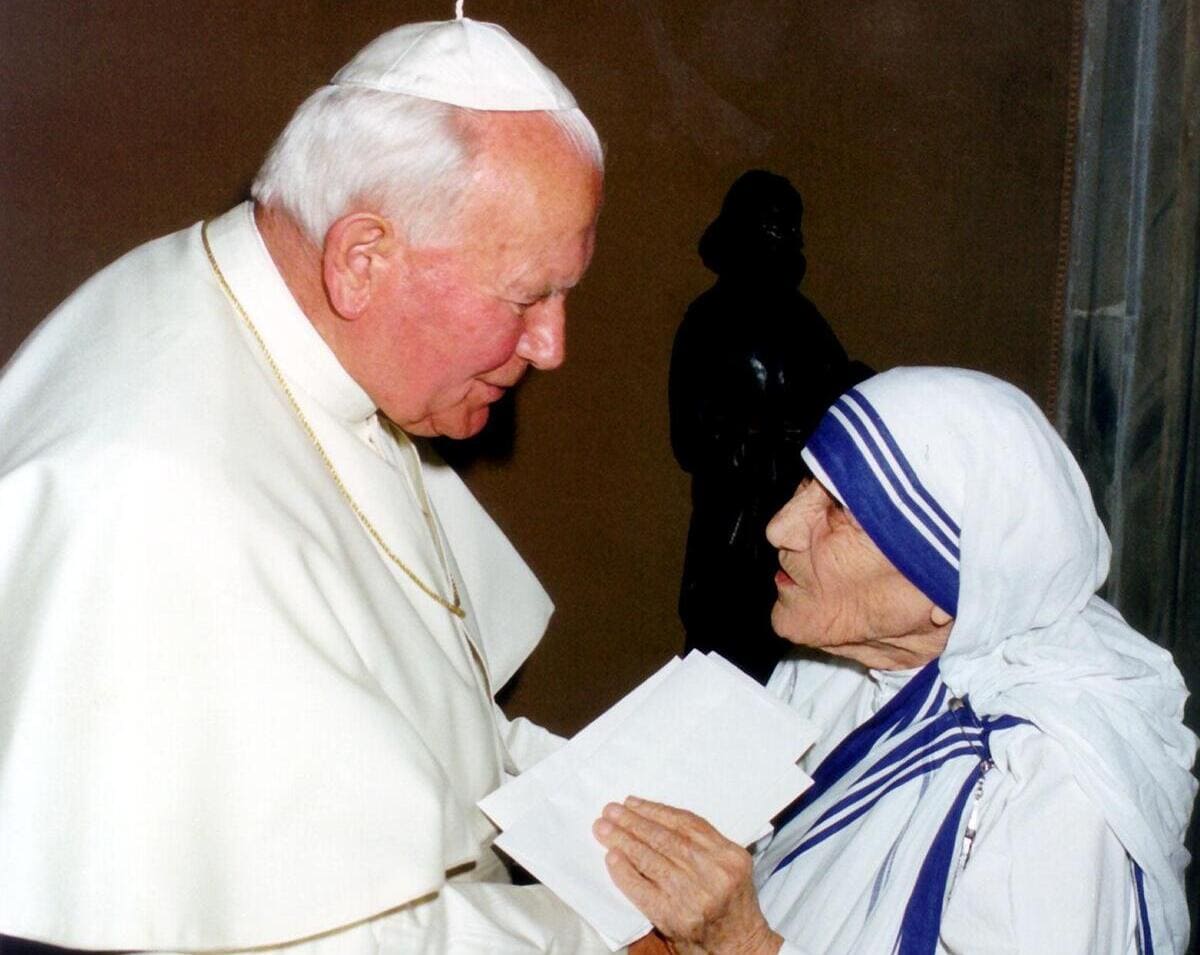 madre teresa di calcutta giovanni paolo II