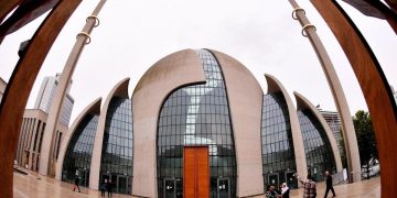 La moschea centrale di Colonia in Germania