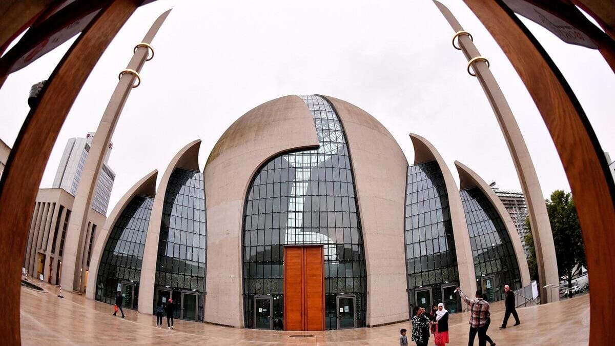 La moschea centrale di Colonia in Germania