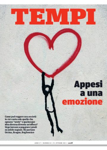 La copertina del numero di ottobre 2021 di Tempi