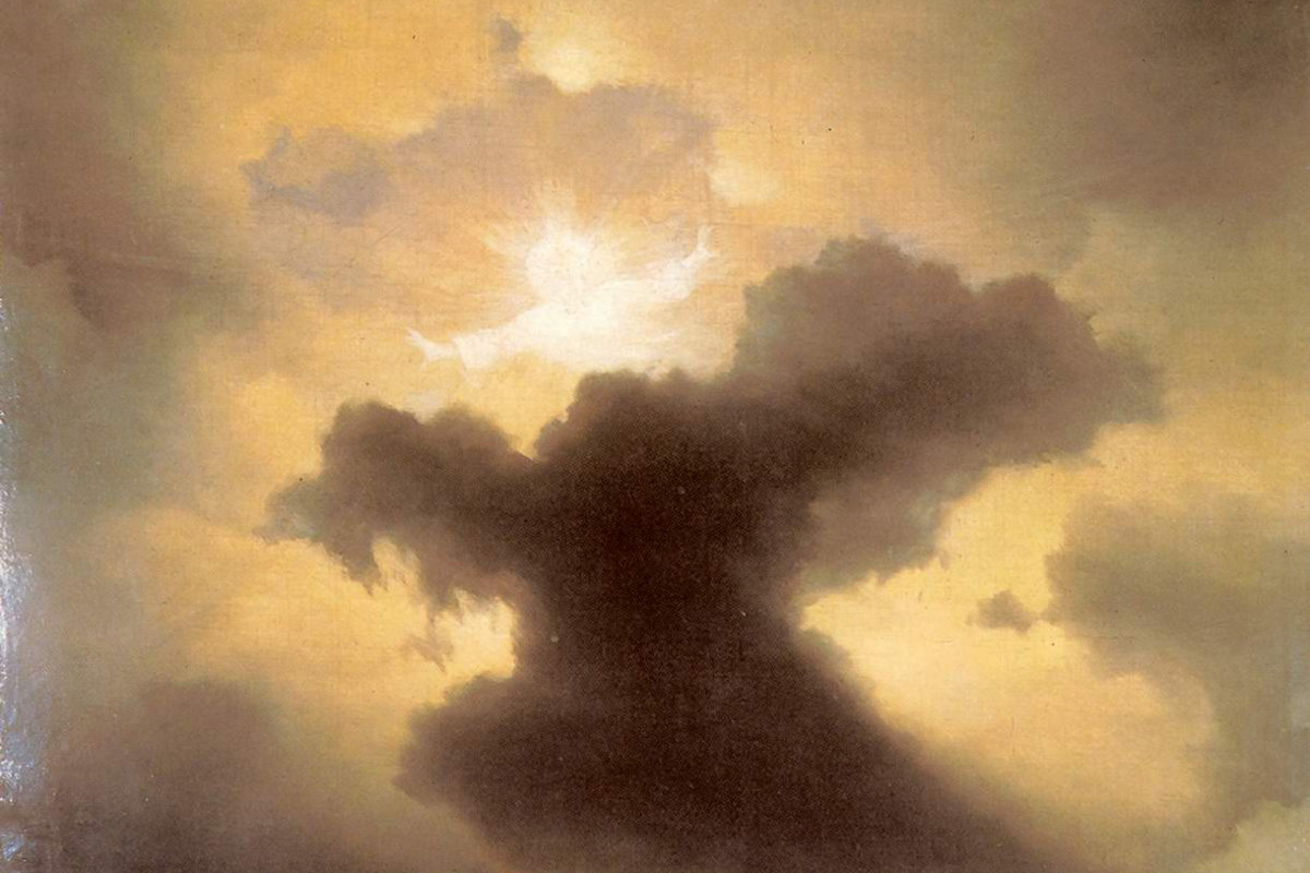 Ivan Ayvazovsky, Caos. La creazione del mondo (particolare), 1841, San Lazzaro degli Armeni, Venezia