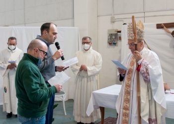 Alessio Alberici pronuncia i voti nel carcere di Reggio Emilia