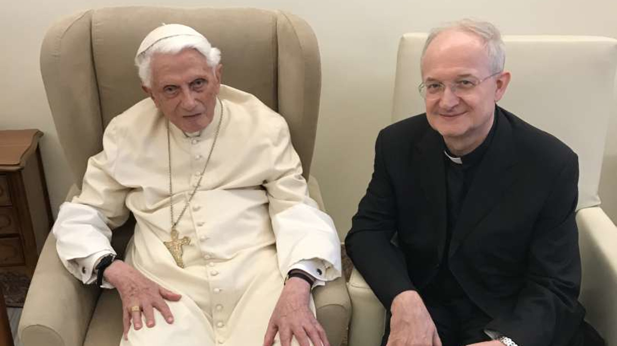 Benedetto XVI con Livio Melina