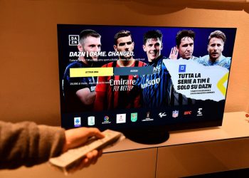 Da questa stagione Dazn ha tutti i diritti tv della Serie A (foto Ansa)