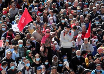 Proteste contro il presidente Saied in Tunisia
