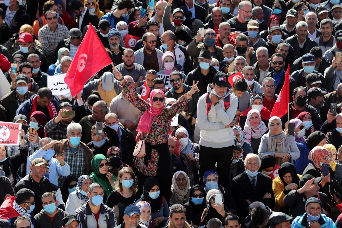 Proteste contro il presidente Saied in Tunisia