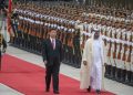 Il principe degli Emirati Arabi Uniti Mohammed bin Zayed Al Nahyan in visita in Cina da Xi Jinping