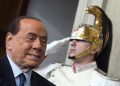Silvio Berlusconi al Quirinale per le consultazioni con il Presidente Mattarella nell'agosto 2019 (foto Ansa)