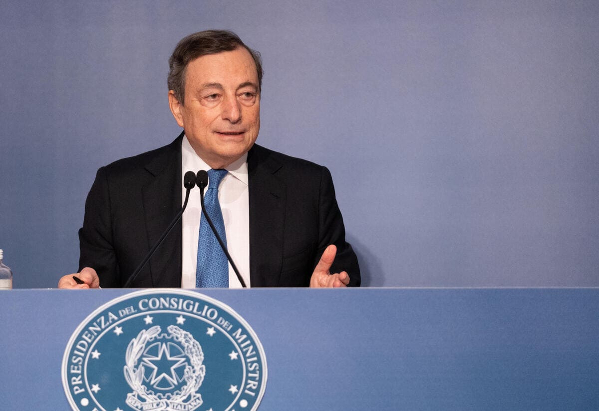 Mario Draghi, conferenza stampa, Roma, 22 dicembre 2021