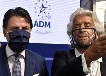 Beppe Grillo e Giuseppe Conte
