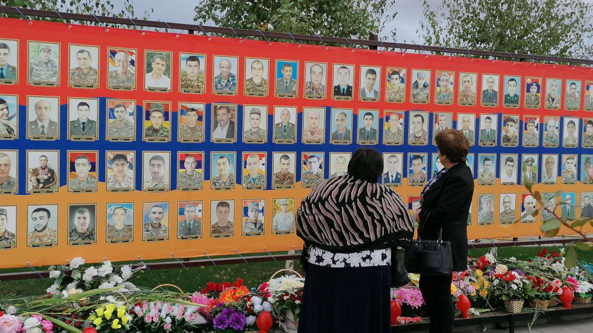 Parco della memoria dei caduti nella guerra tra armeni e azeri del 2020
