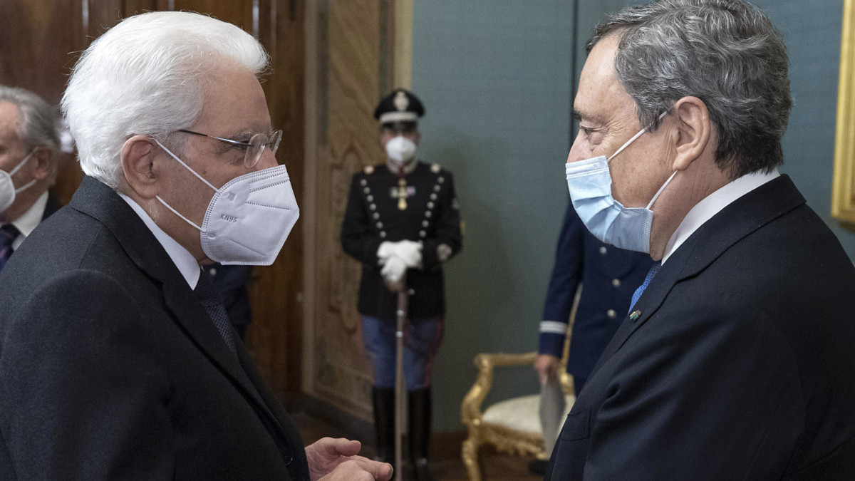 Sergio Mattarella e Mario Draghi