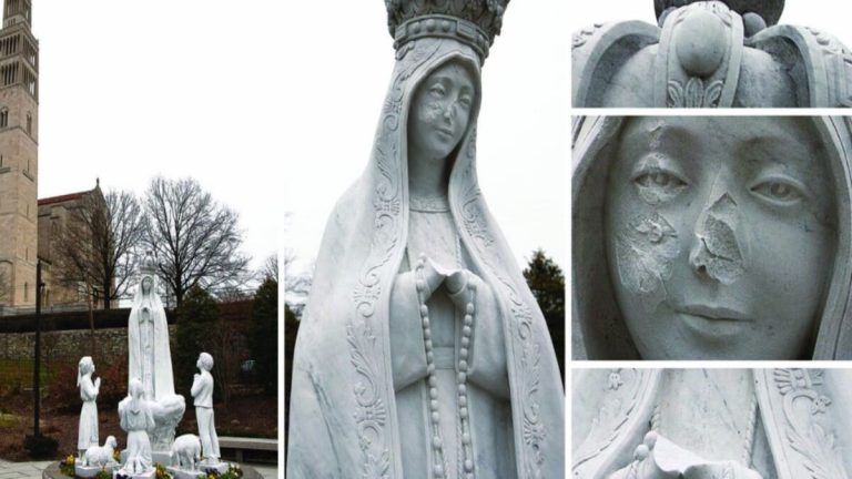Usa, amputa naso e mani alla statua della Madonna con una mazza