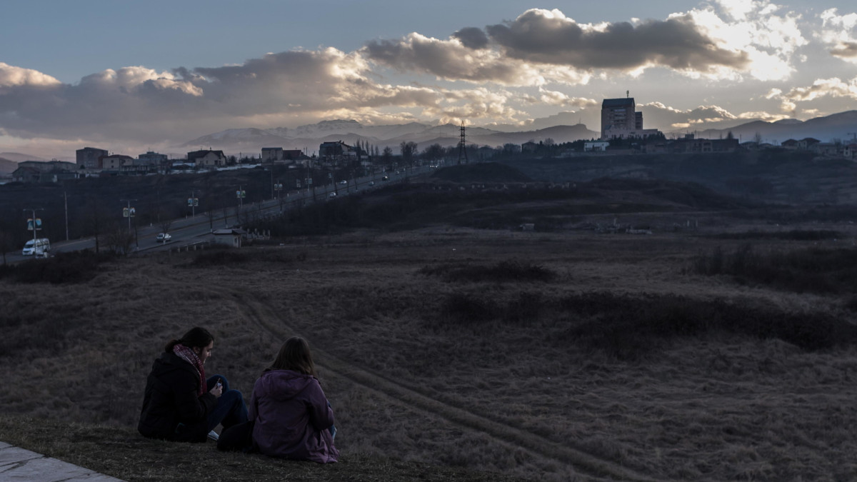 Panorama di Stepanakert, capitale del Nagorno-Karabakh