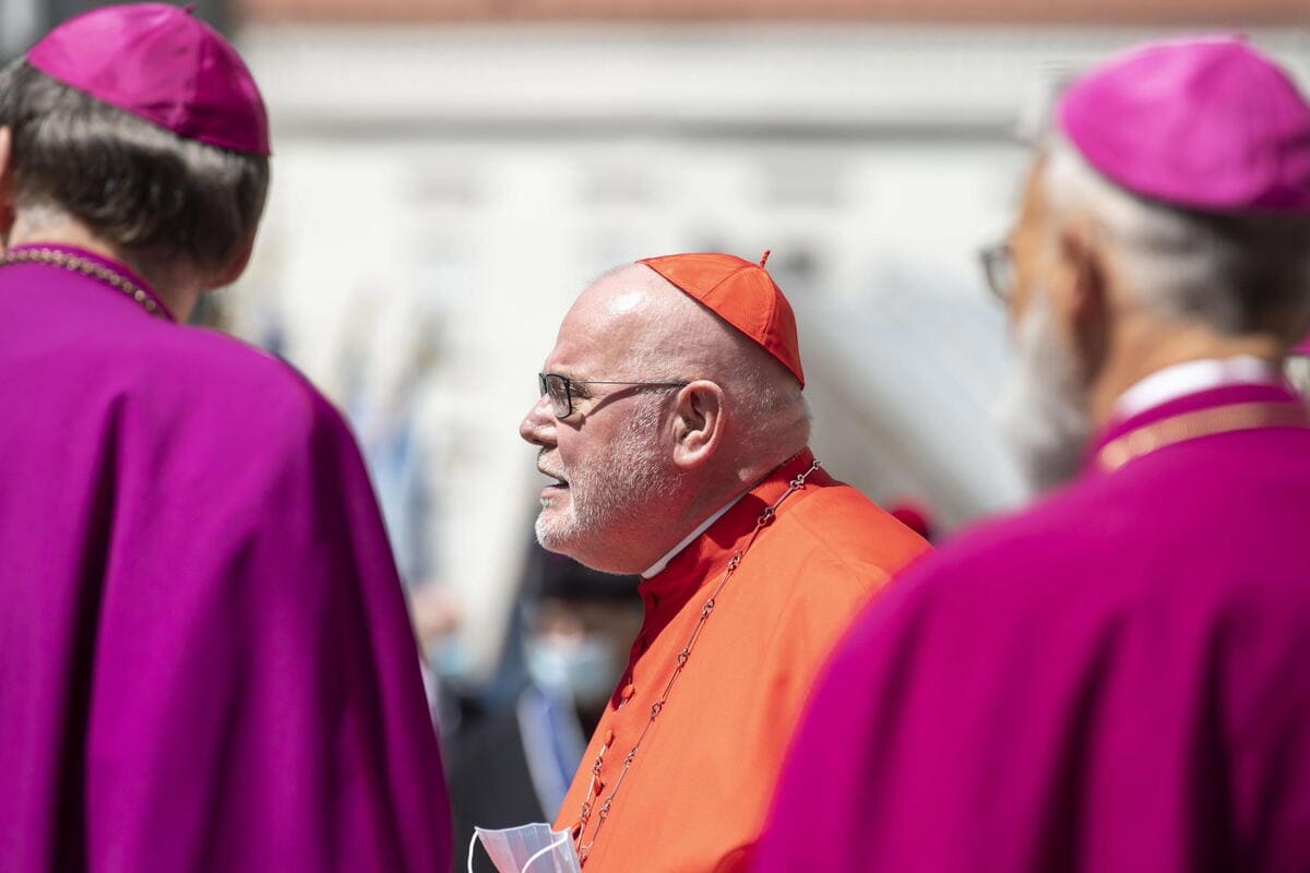 Il cardinale Reinhard Marx, arcivescovo di Monaco e Frisinga