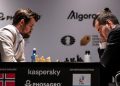 Finale mondiale di scacchi tra Magnus Carlsen e Ian Nepomniachtchi