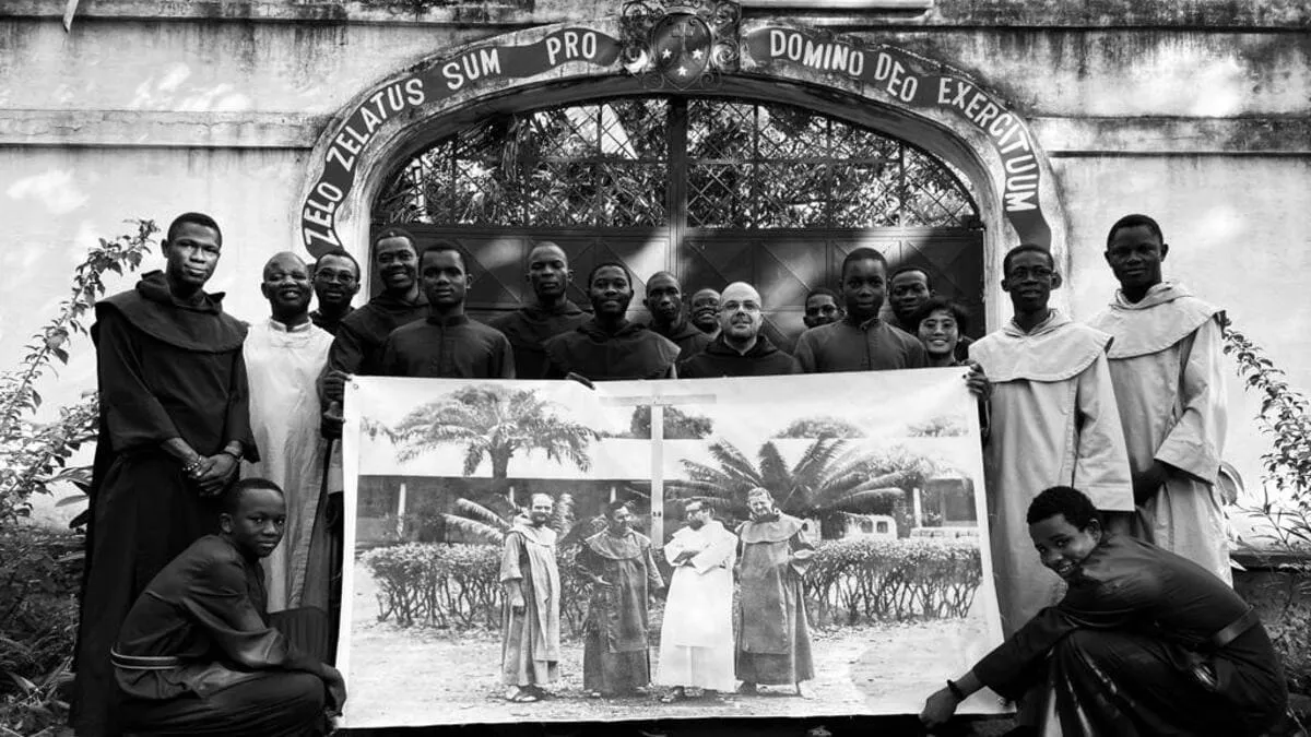 Frati carmelitani scalzi a Bozoum, in Centrafrica