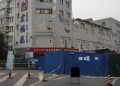 Un quartiere in Cina in lockdown per il Covid