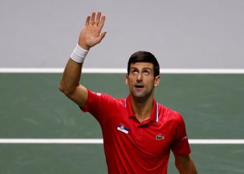 Novak Djokovic, tennista serbo numero uno al mondo, non potrà partecipare agli Australian Open (foto Ansa)