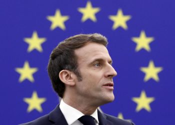 Emmanuel Macron al Parlamento europeo