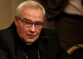 Monsignor Luigi Negri, morto lo scorso 31 dicembre in una foto del 2014 (Ansa)