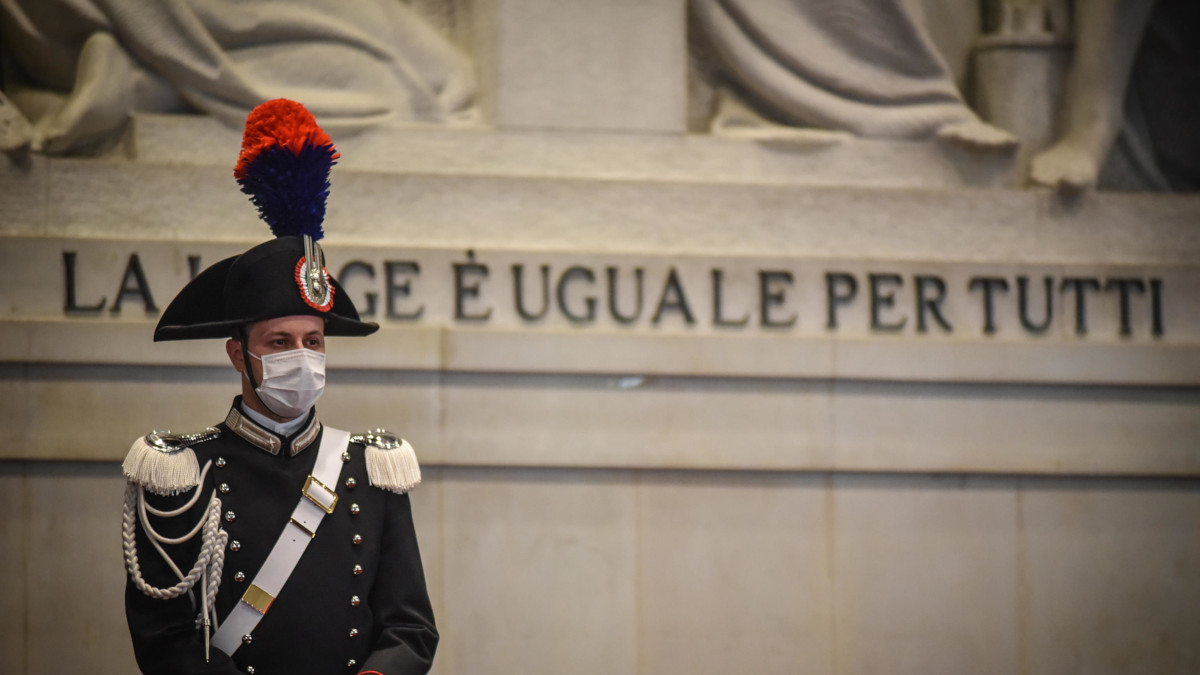 Un'aula del tribunale di Milano