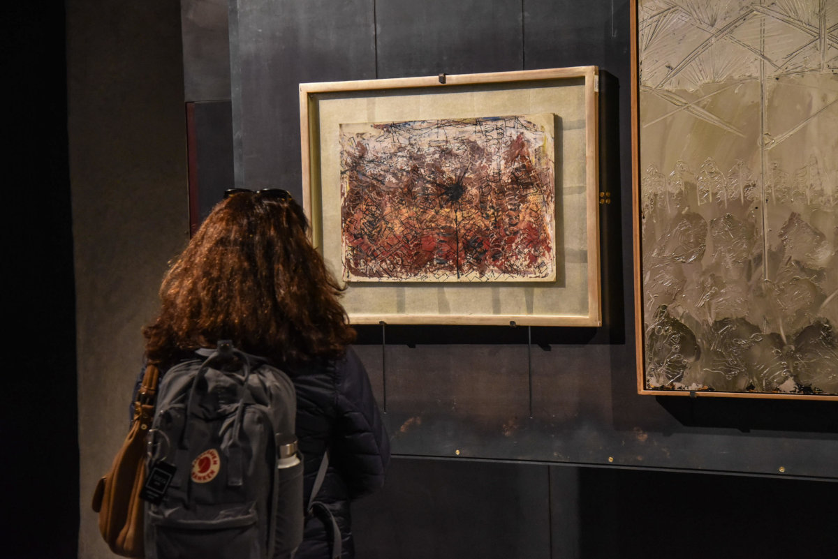 Mostra "In the Death of One" di William Congdon al Memoriale della Shoah di Milano