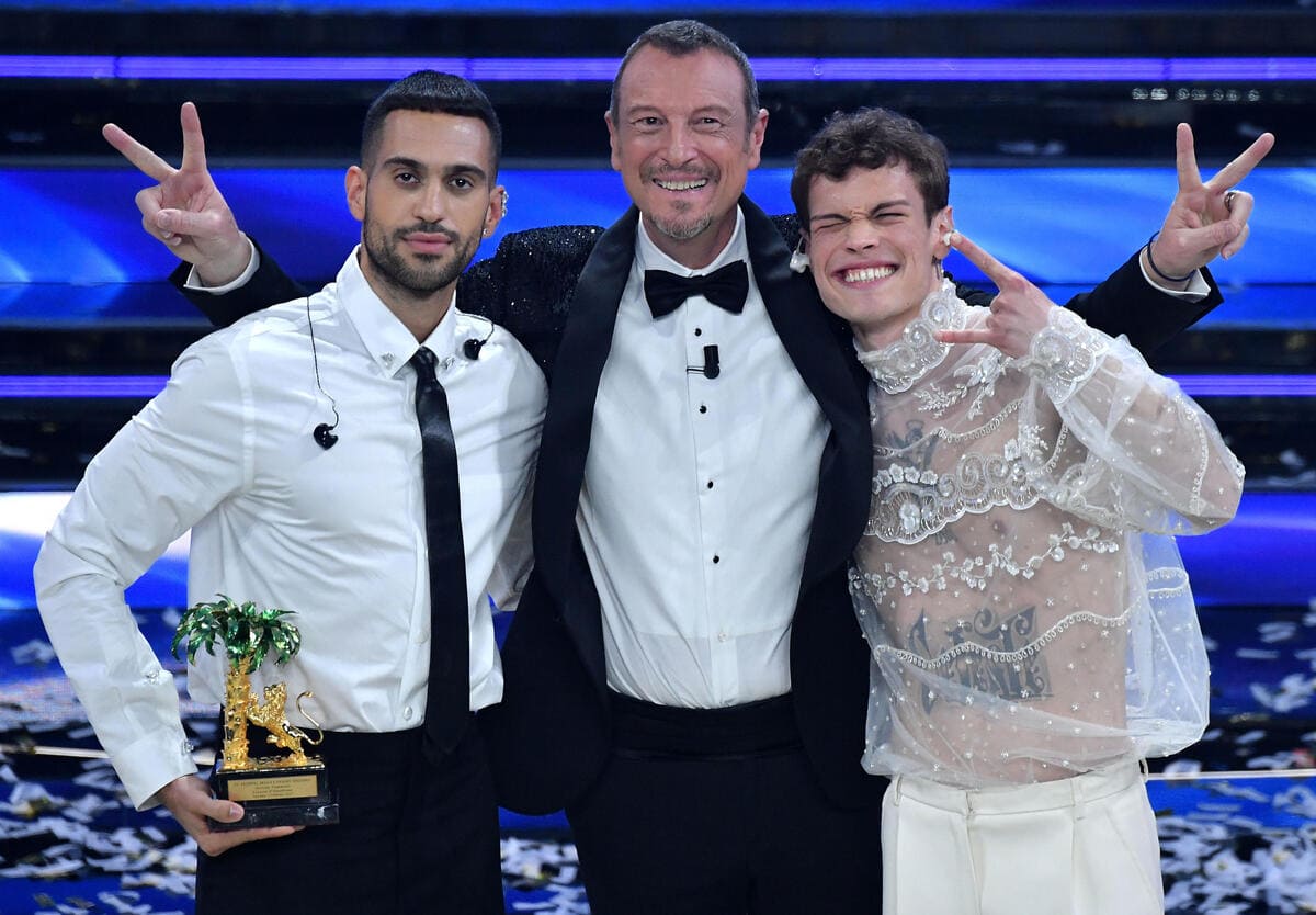 il direttore artistico del festival di Sanremo tra i vincitori Mahmood e Blanco