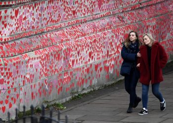 Covid Memorial Wall a Londra